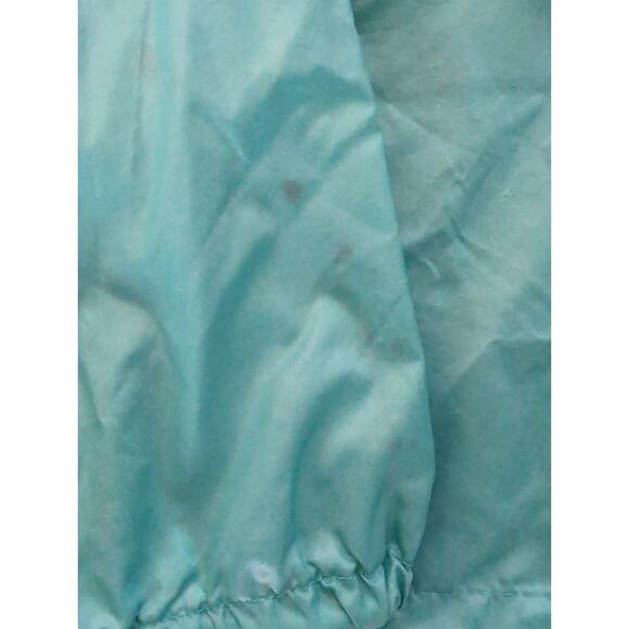 Vintage Izod Lacoste Green Hooded Packable 1/2 Zip Windbreaker Size L Tiny Flaw - Picture 4 of 8